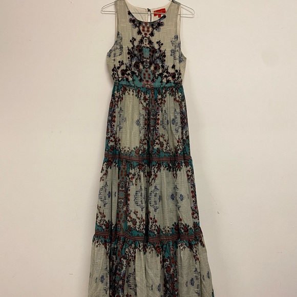 Anthropologie beaded maxi dress - Picture 1 of 4